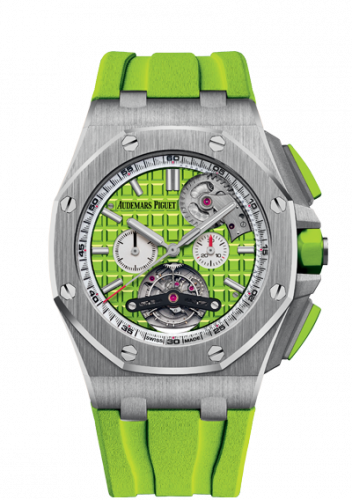 Royal Oak Offshore Tourbillon Chronograph Selfwinding Stainless Steel / Green