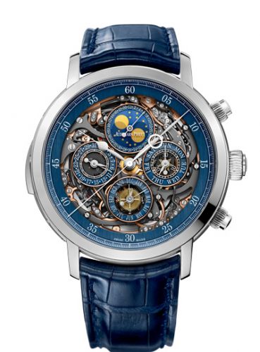 Jules Audemars Grande Complication Openworked Platinum / Blue d'Occasion