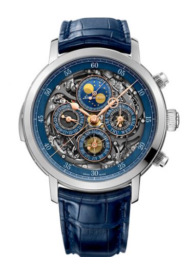 Jules Audemars Grande Complication Openworked Platinum / Blue d'Occasion