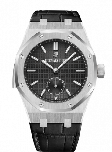 Royal Oak Repeater Supersonnerie Platinum / Black / Strap