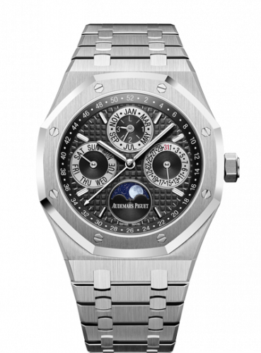 Royal Oak Perpetual Calendar 41 Platinum / Black