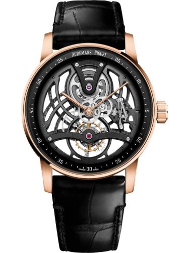 CODE 11.59 Tourbillon Openworked Red Gold / Black d'Occasion