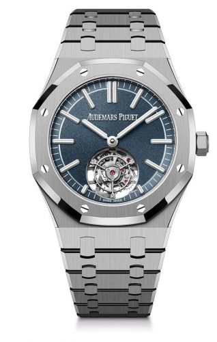Royal Oak Self-Winding Flying Tourbillon Titanium / Blue