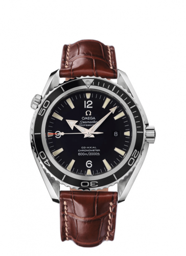 Seamaster Planet Ocean 600M Co-Axial 45.5 Stainless Steel / Black / Alligator