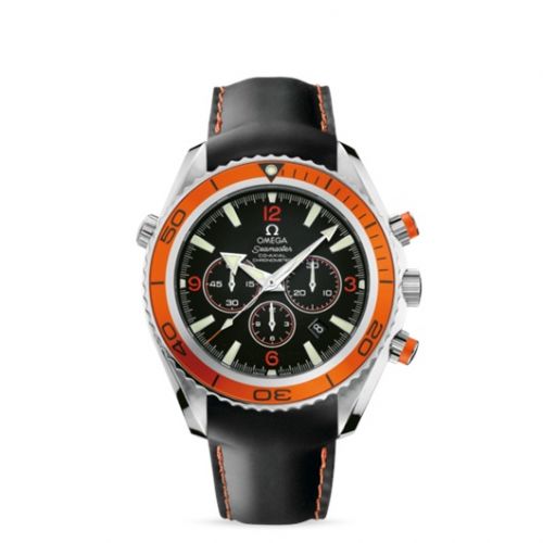 Seamaster Planet Ocean 600M Co-Axial 45.5 Chronograph Stainless Steel / Orange / Rubber