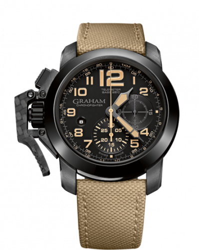 Chronofighter Oversize Black Sahara
