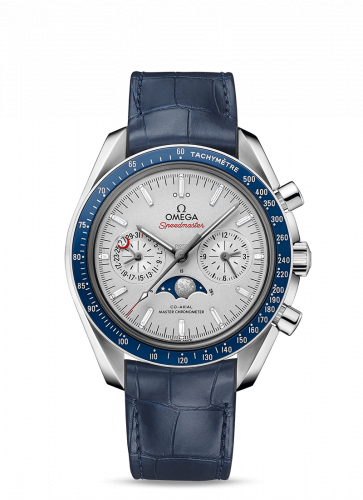 Speedmaster Moonphase Chronograph Master Chronometer Platinum / Silver / Diamond