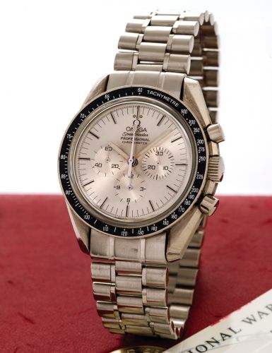 Speedmaster Professional Moonwatch Apollo XI 25th White Gold Bracelet