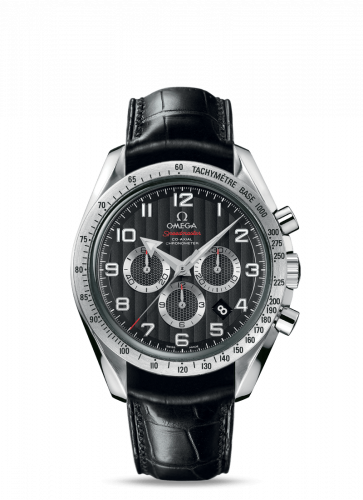 Speedmaster Broad Arrow 44.25 Stainless Steel / Black Stripes