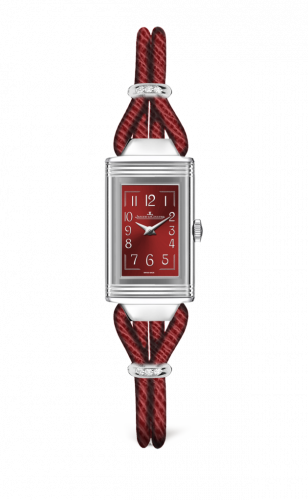 Reverso One Cordonnet Stainless Steel / Red