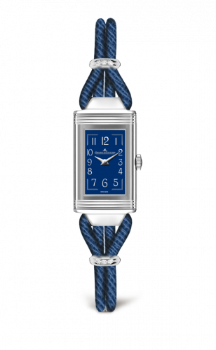 Reverso One Cordonnet Stainless Steel / Blue
