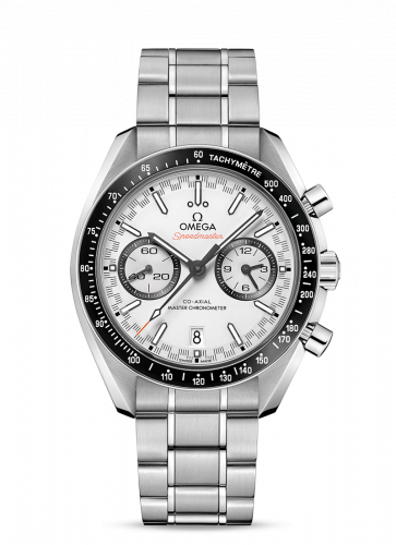 Speedmaster Racing Master Co-Axial Stainless Steel / White / Bracelet