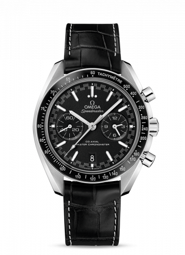 Speedmaster Racing Master Co-Axial Stainless Steel / Black / Alligator