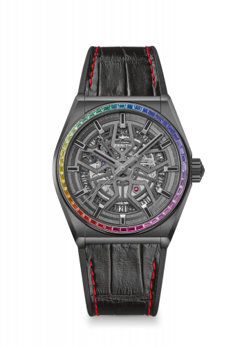 Defy Classic 41mm Black Ceramic / Rainbow / Greater China
