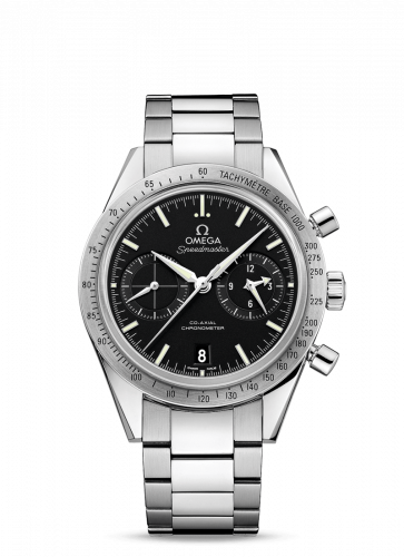 Speedmaster 57 Co-Axial Stainless Steel / Black / Bracelet