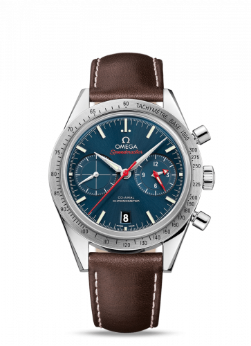 Speedmaster 57 Co-Axial Stainless Steel / Blue