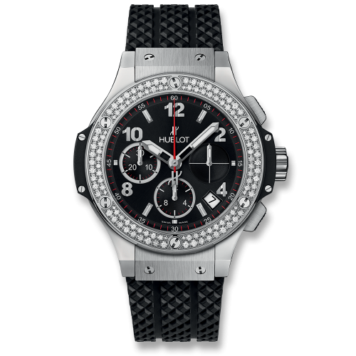 Big Bang 41 Stainless Steel / Diamond / Black