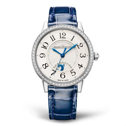 Rendez-Vous Night & Day Medium Stainless Steel / Diamond / Silver / Alligator