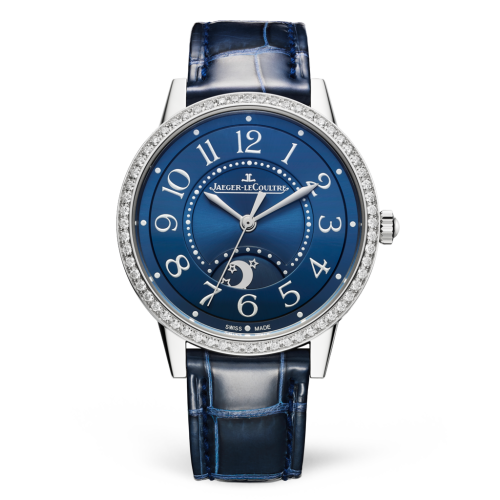 Rendez-Vous Night & Day Medium Stainless Steel / Blue / Alligator