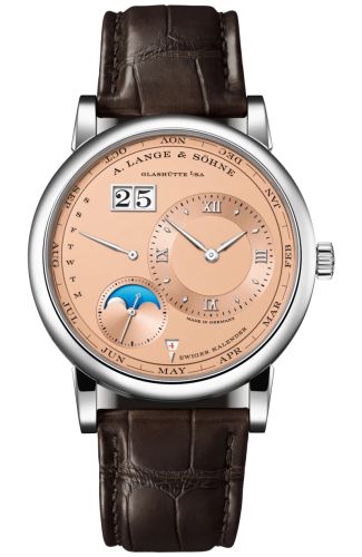 Lange 1 Perpetual Calendar White Gold / Pink