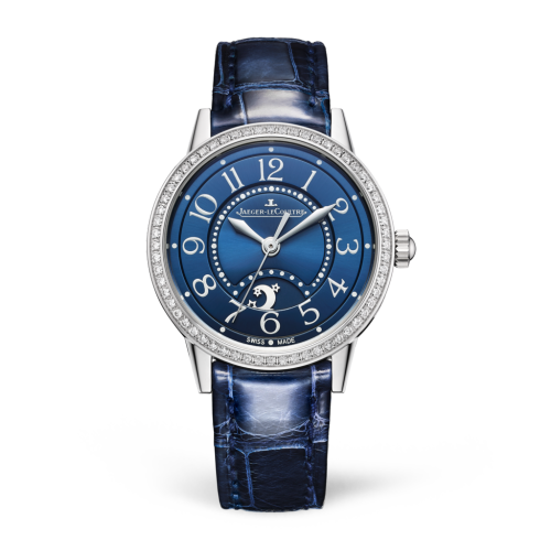 Rendez-Vous Night & Day Small Stainless Steel / Diamond / Blue / Alligator