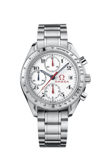 Speedmaster Date 40 Stainless Steel / White / Bracelet / Olympic Los Angeles 1932