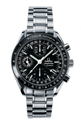 Speedmaster Day Date 40 Stainless Steel / Black / Bracelet