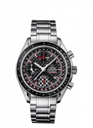 Speedmaster Day-Date 39 Stainless Steel / Black Carbon / Bracelet / Michael Schumacher World Champion