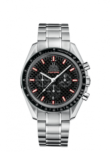 Speedmaster Racing Chronometer Stainless Steel / Carbon Black / Bracelet