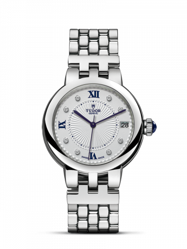 Clair de Rose 34 Stainless Steel / Silver-Diamond / Bracelet