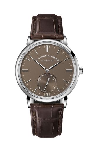 Saxonia Automatik White Gold / Terra Brown Ginza