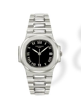 Nautilus 3800 Stainless Steel / Black - Roman
