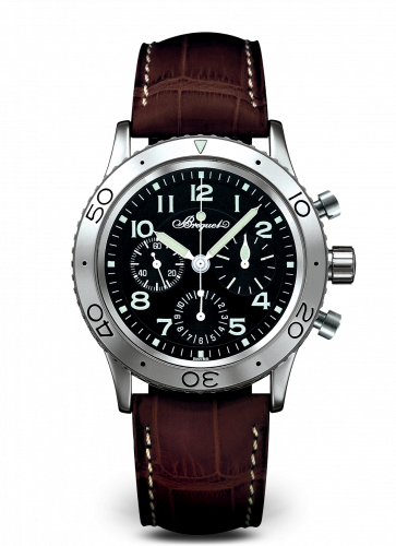 Type XX Stainless Steel / Black / Alligator