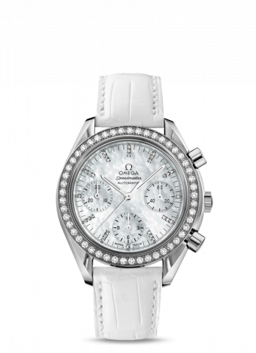 Speedmaster Reduced Ladies Stainless Steel / Diamond / MOP