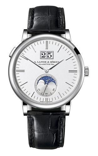 Saxonia Moonphase White Gold / Silver