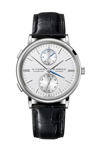 Saxonia Dual Time White Gold