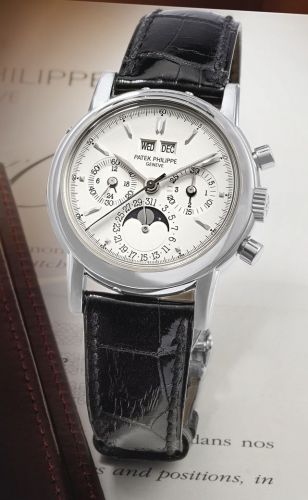Perpetual Calendar Chronograph 3970 White Gold / Silver