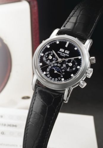 Perpetual Calendar Chronograph 3970 Platinum / Black Diamond
