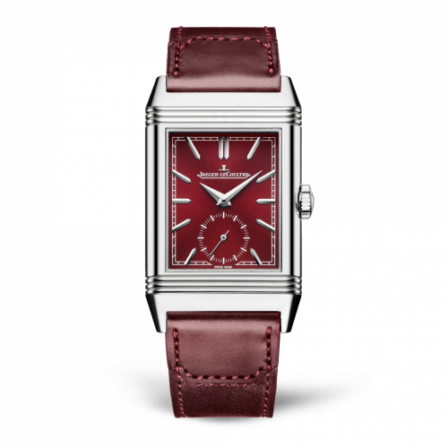 Reverso Tribute Small Seconds Stainless Steel / Red / Fagliano