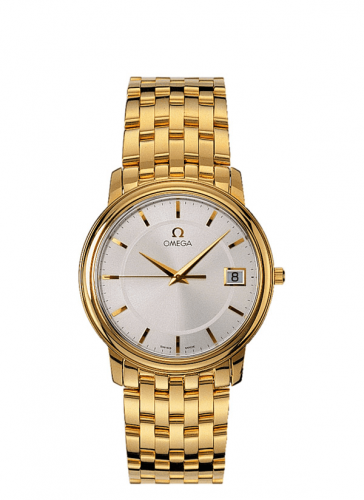 De Ville Prestige Quartz 34.4 Yellow Gold / Silver / Bracelet