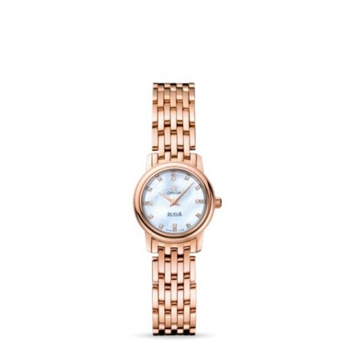 De Ville Prestige Quartz 22 Red Gold / MOP Diamond / Bracelet