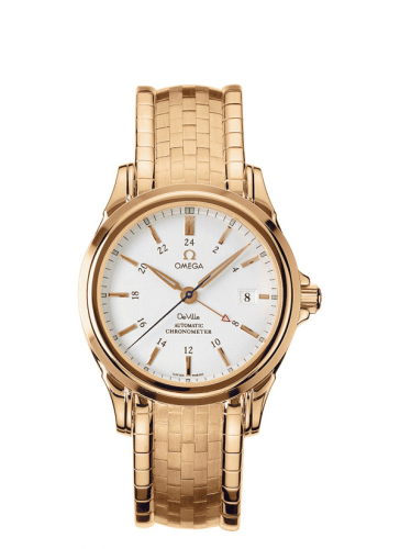 De Ville Co-Axial 38.7 GMT Yellow Gold / Silver / Bracelet
