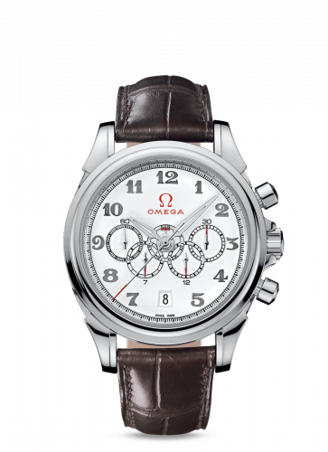 De Ville Co-Axial 41 Chronograph Stainless Steel / White / Olympic Timeless