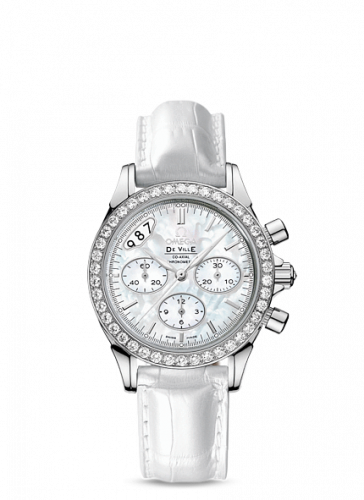 De Ville Co-Axial 35 Chronograph Stainless Steel Diamond / MOP / Strap