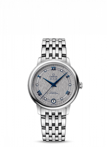 De Ville Prestige Co-Axial 32.7 Stainless Steel / Vintage Grey Silk / Bracelet