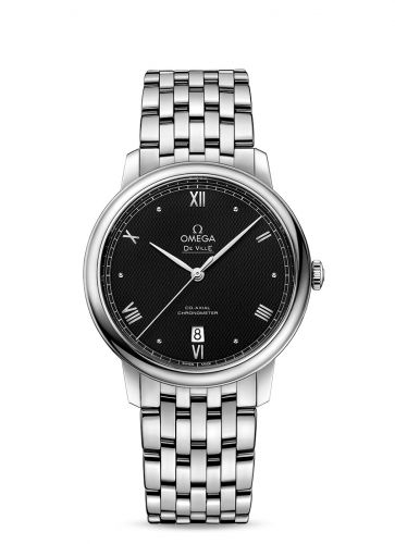De Ville Prestige Co-Axial 39.5 Stainless Steel / Vintage Black / Bracelet