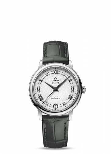 De Ville Prestige Co-Axial 32.7 Stainless Steel / Vintage Silk Silver