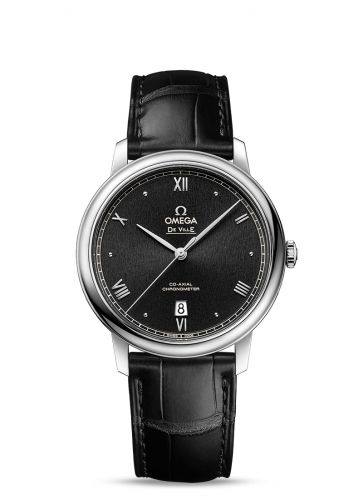 De Ville Prestige Co-Axial 39.5 Stainless Steel / Black Sunburst