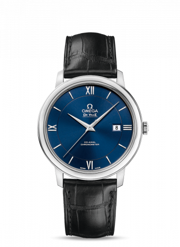 De Ville Prestige Co-Axial 39.5 Stainless Steel / Blue