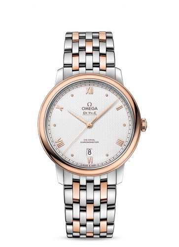 De Ville Prestige Co-Axial 39.5 Stainless Steel / Red Gold / Vintage Silver / Bracelet